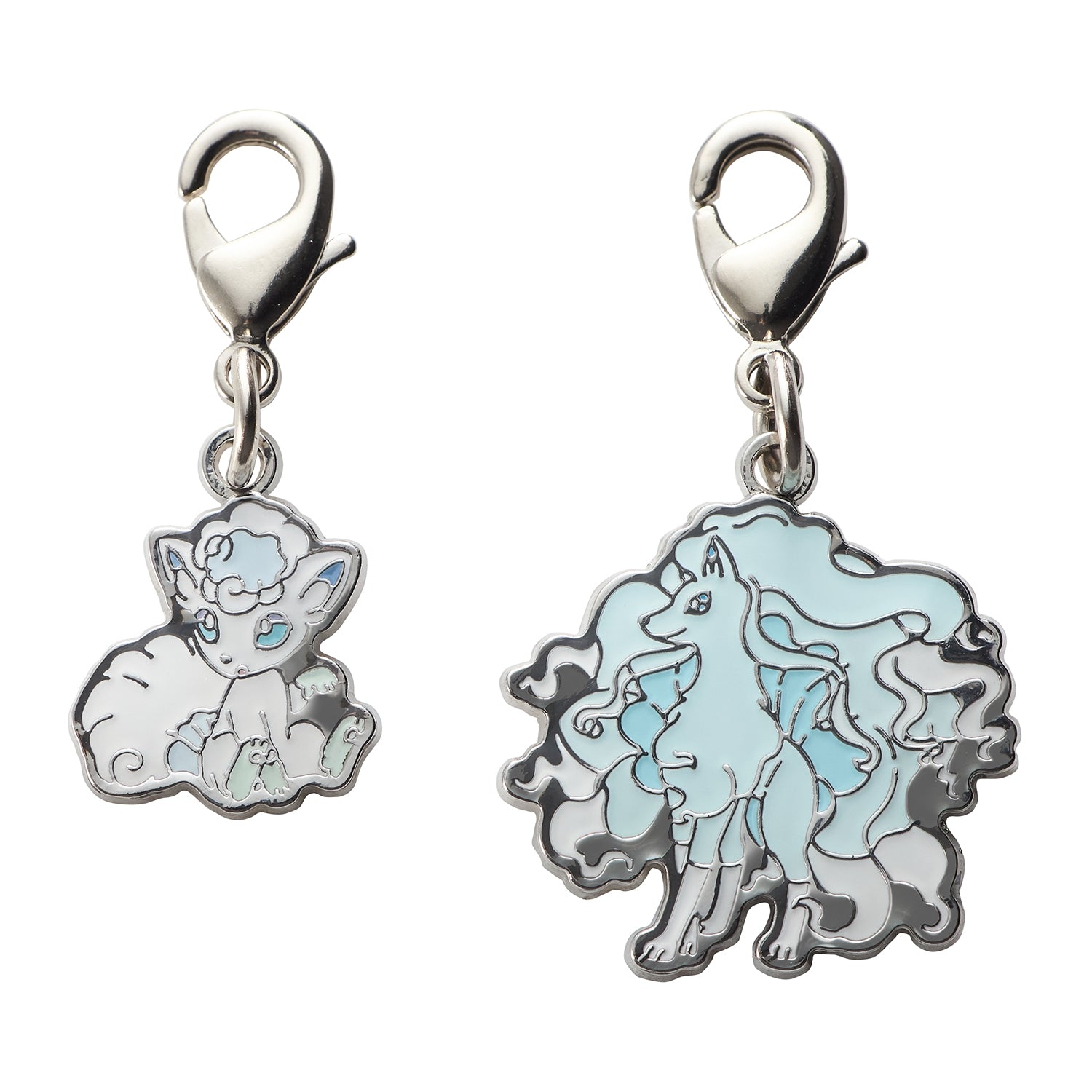 Alolan Vulpix Alolan Ninetales National Encyclopedia Metal Charm