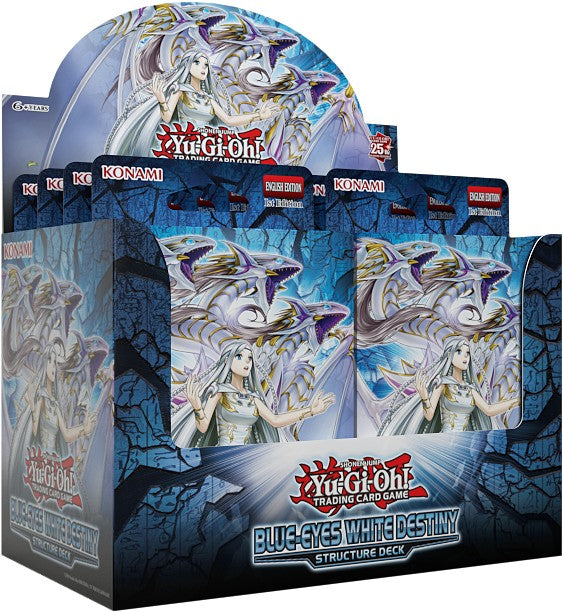 destiny deck yugioh Yu-Gi-Oh! Blue-Eyes White Destiny Structure Deck Display (8 Decks) – Yeti  Gaming