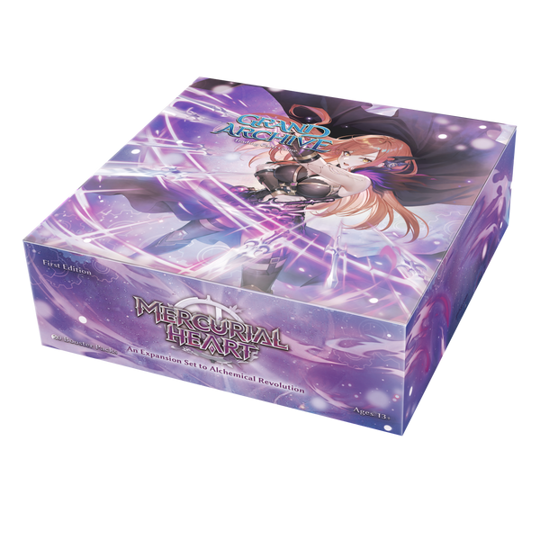 Grand Archive TCG: Mercurial Heart Case of 6 Booster Boxes First Edition