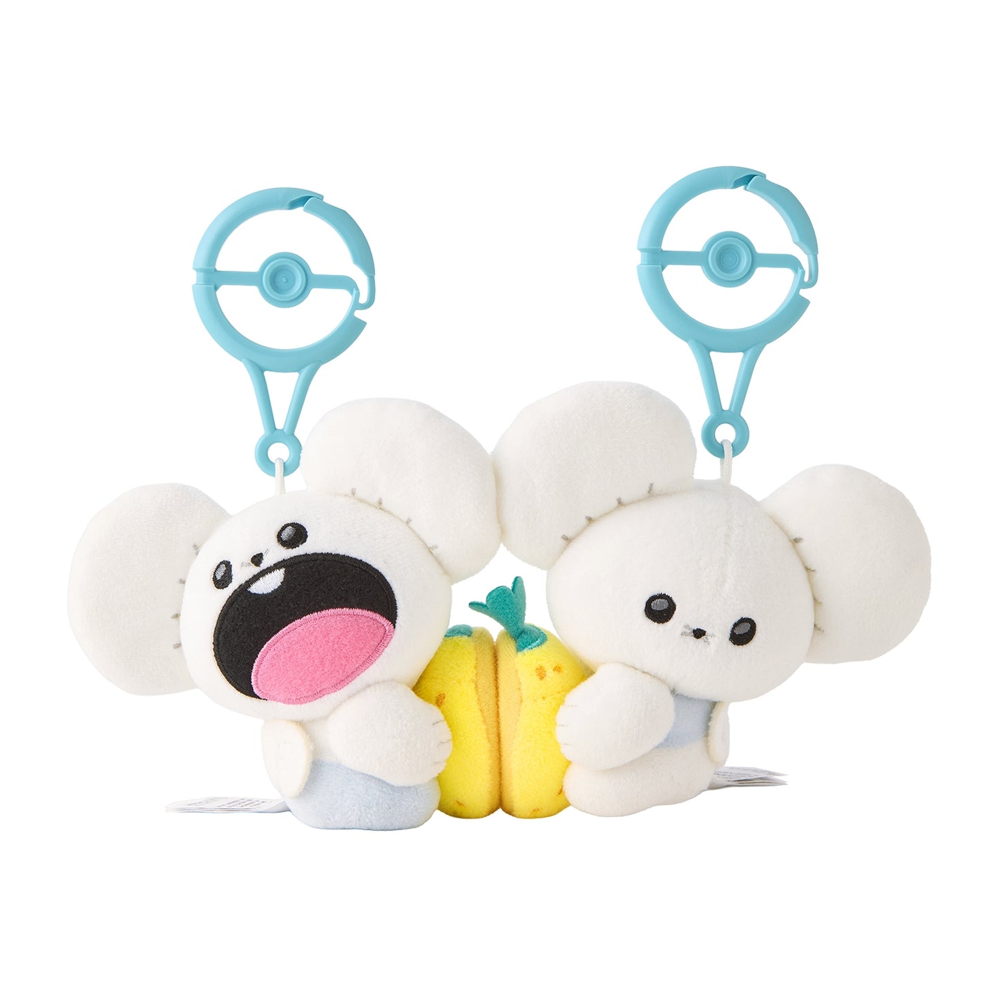 Tandemaus Half and Half Pair Mogumogu Watching Mascot Plush