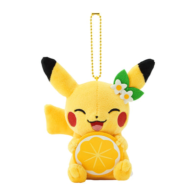 Pikachu Pokemon Center Hiroshima Renewal Lemon Mascot Plush