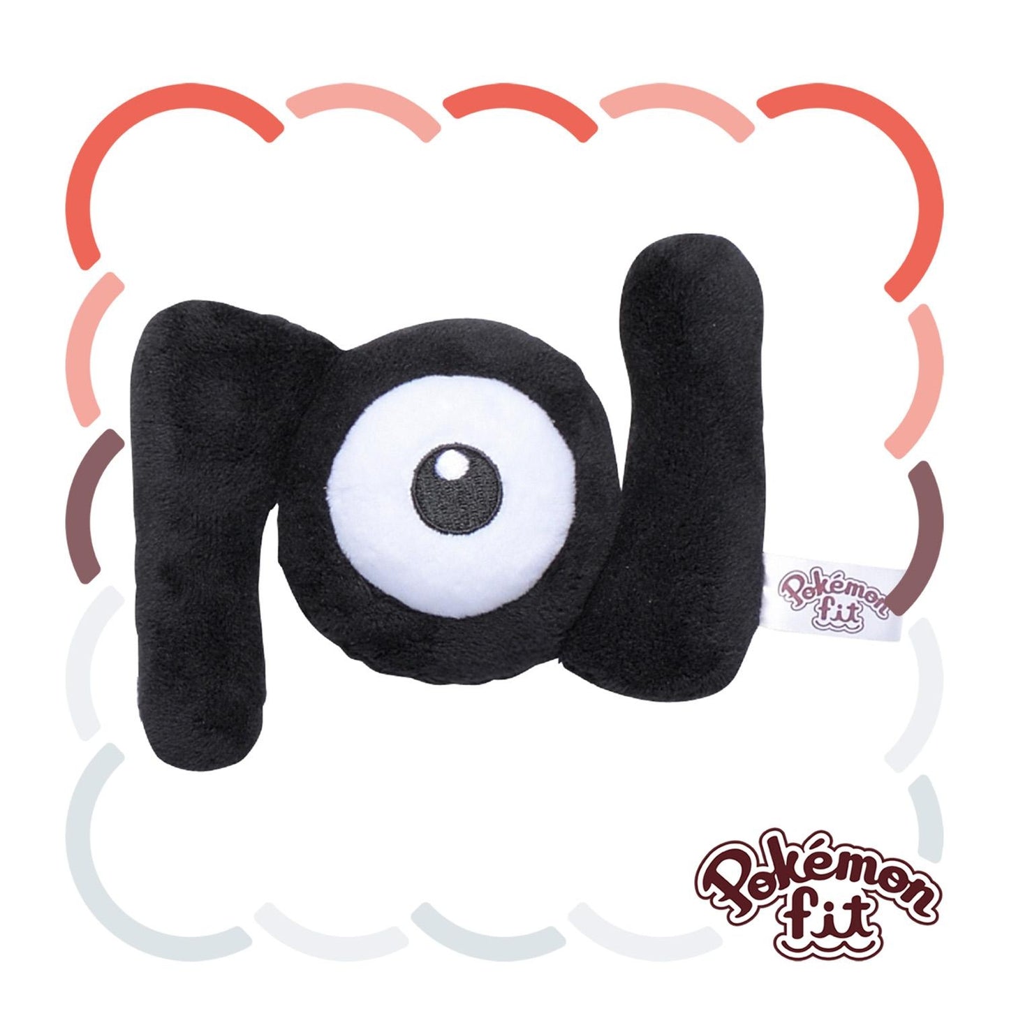 Unown N 201 Plush Pokemon Fit