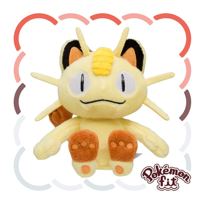 Meowth 052 Plush Pokemon Fit