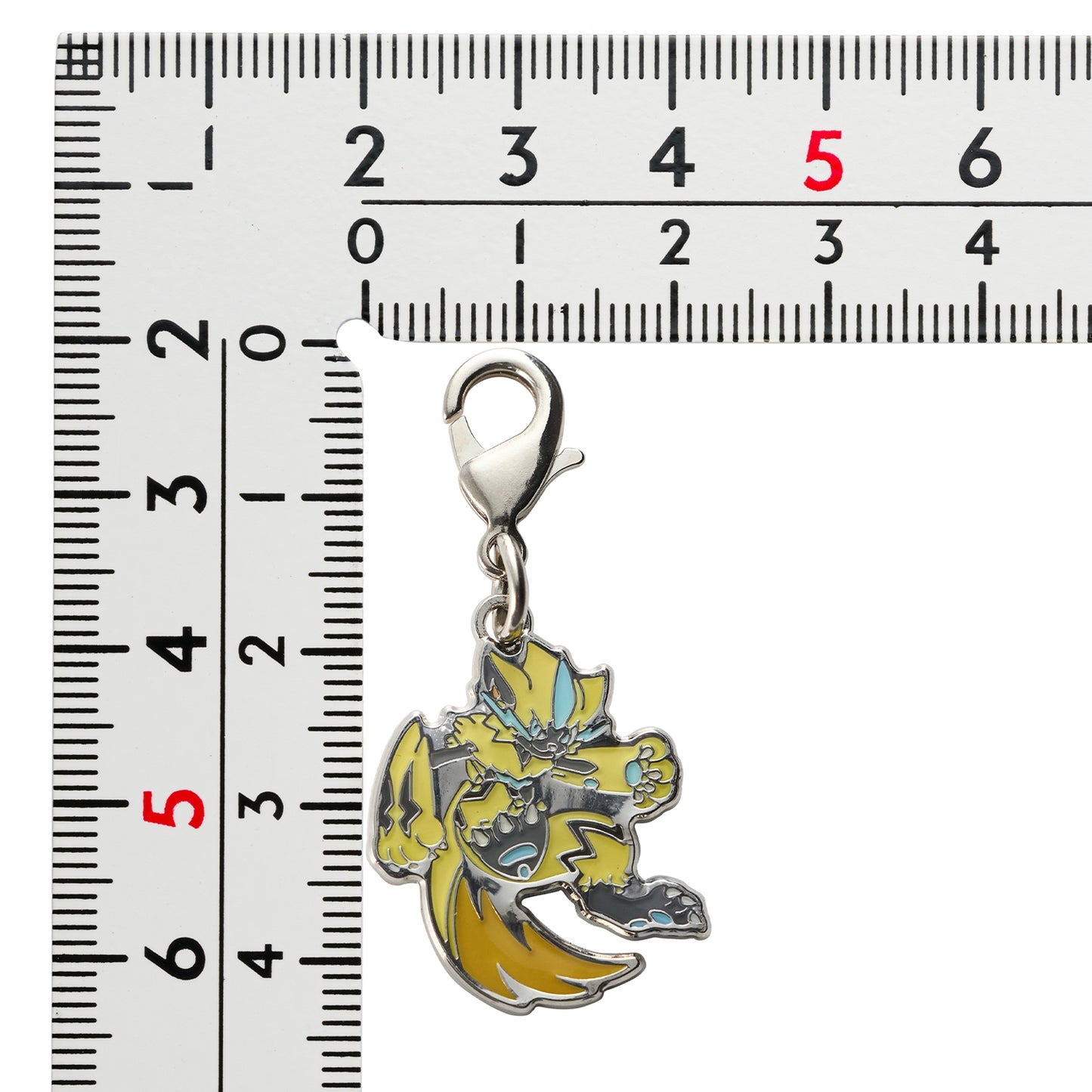 Zeraora National Encyclopedia Metal Charm