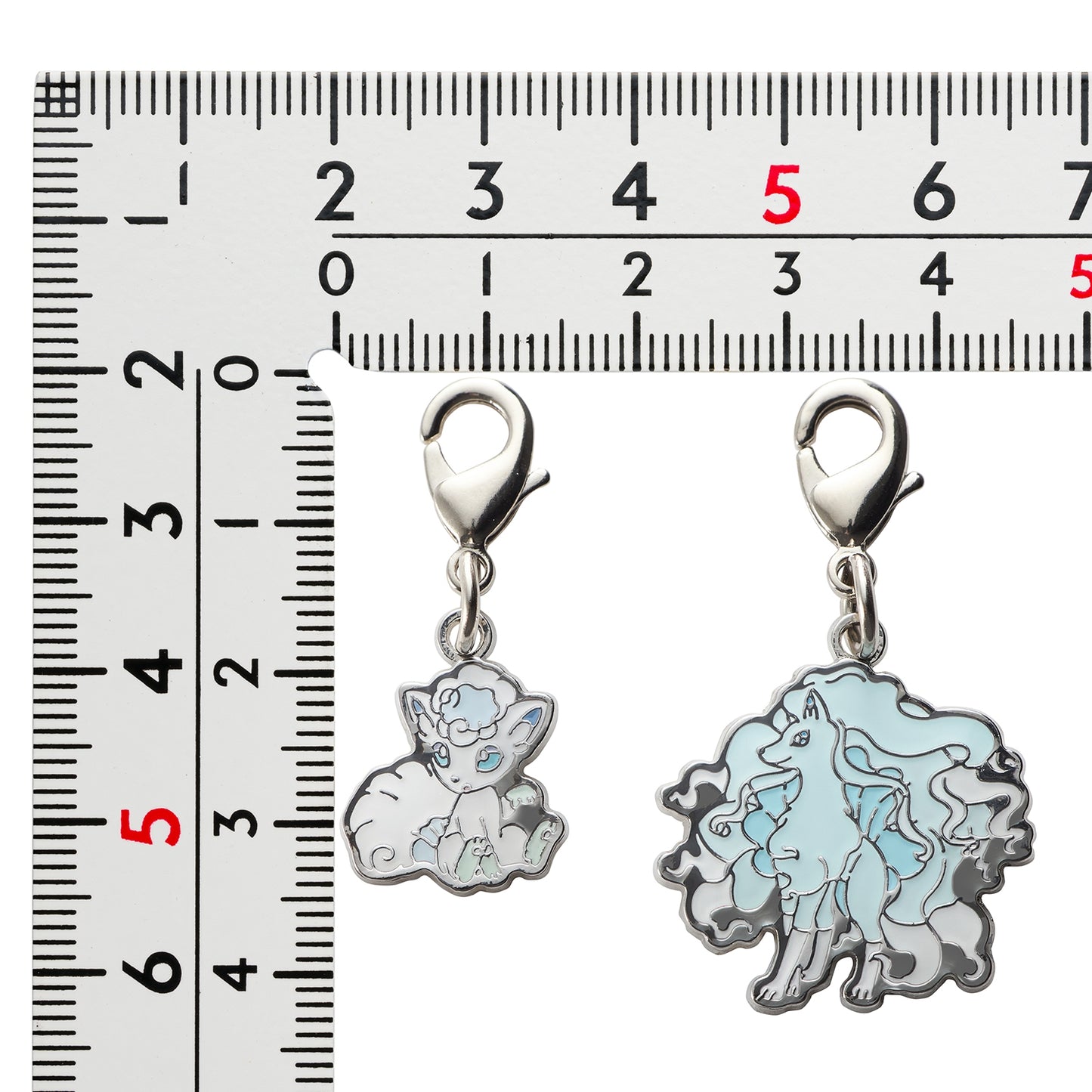 Alolan Vulpix Alolan Ninetales National Encyclopedia Metal Charm