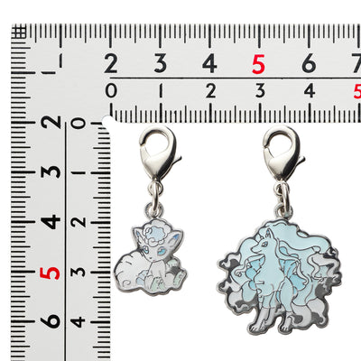 Alolan Vulpix Alolan Ninetales National Encyclopedia Metal Charm