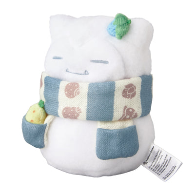 Snorlax Snow Daruma Snowman Plush