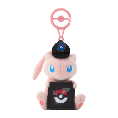 Mew Pokemon Trading Card Game Plush Coin Holder w/ Carabiner