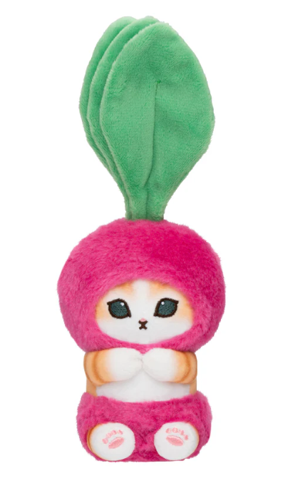Mofusand Mofumofu Marche Radish Freshly Picked Vegetable Cat Mascot Plush