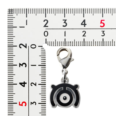 Unown M Metal Charm