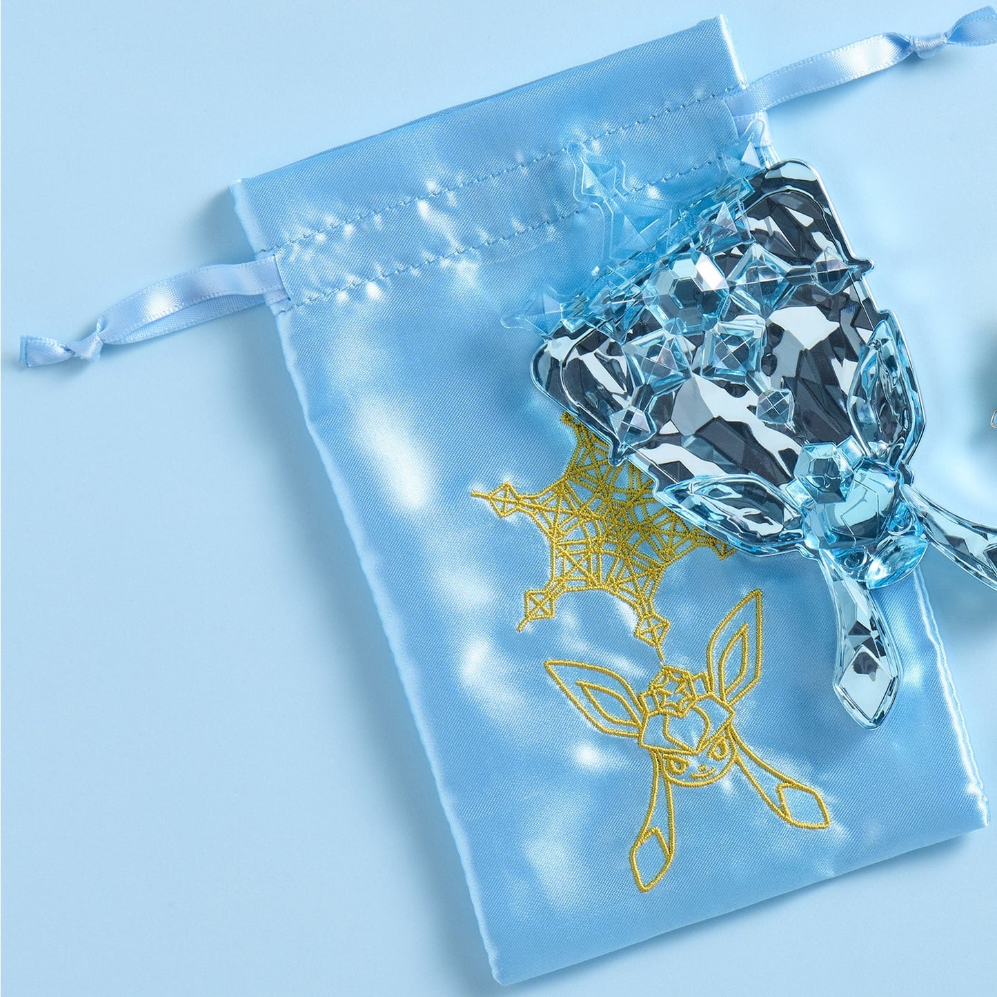 Glaceon Terastal Die-Cut Sparkly Mirror