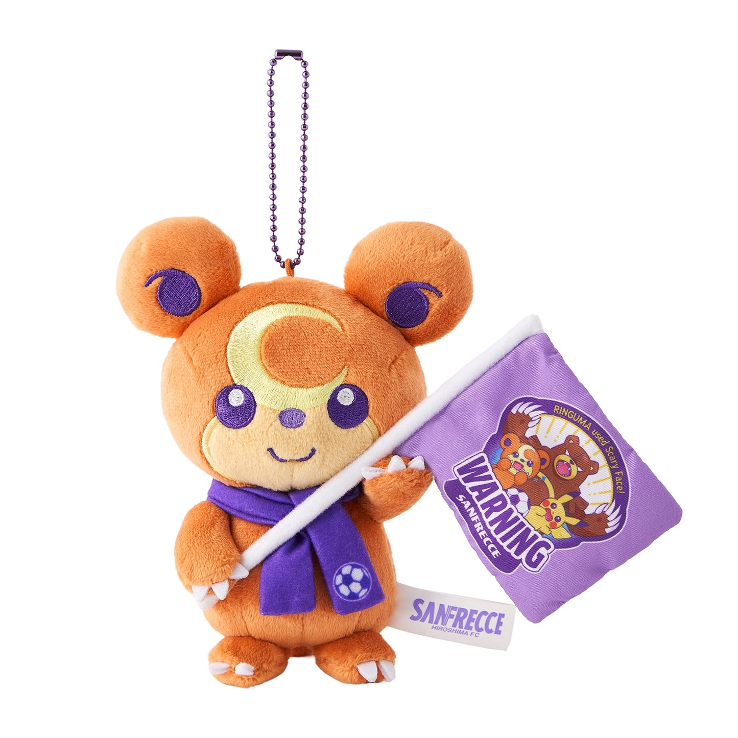 Teddiursa Sanfrecce x Pokemon Center Hiroshima Mascot Plush