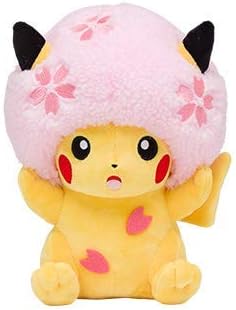 Pikachu Cherry Blossom Afro Pikachu Pokemon Center Tokyo DX Plush