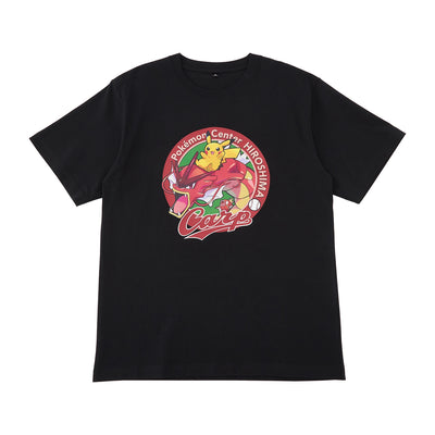 Carp x Pokemon Center Hiroshima Red Gyarados Black T-Shirt Medium