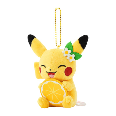 Pikachu Pokemon Center Hiroshima Renewal Lemon Mascot Plush