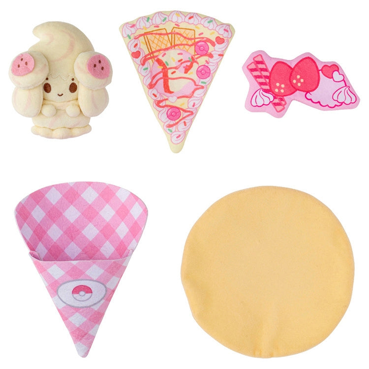 Alcremie Kurukuru Crepe Pokepeace Plush