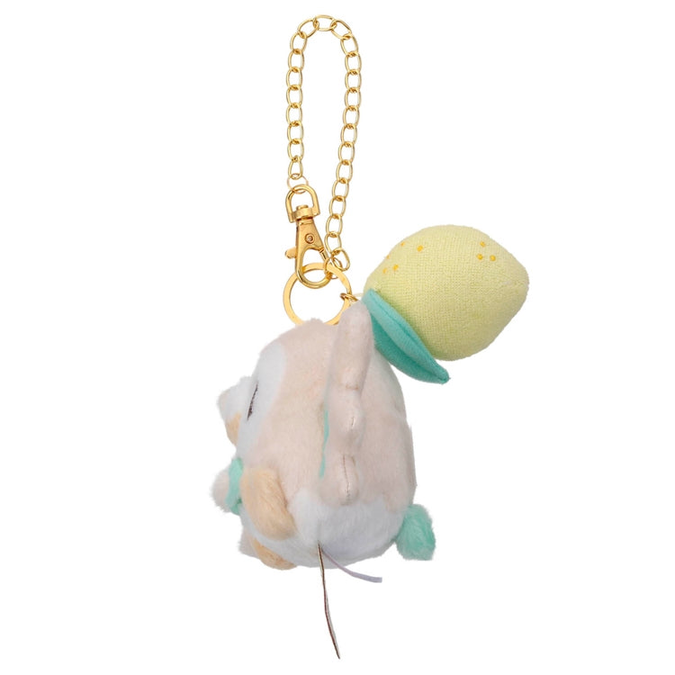 Rowlet Pokepeace Mascot Plush (Colorful Version with Lemon) with Chain