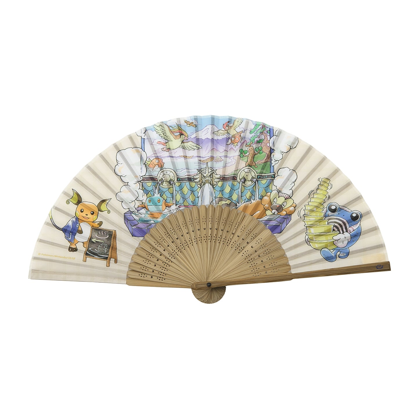 Pokemon Sento Folding Fan