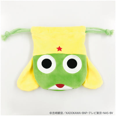 Sgt. Frog Keroro Die-Cut Drawstring Bag