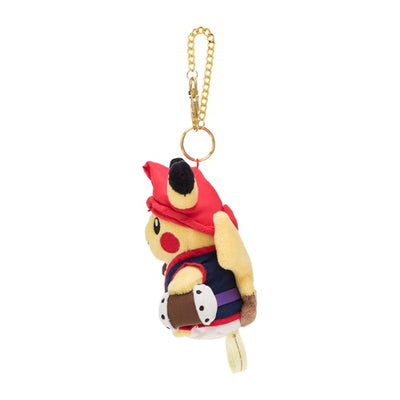 Eisa Pikachu Pokemon Center Okinawa Mascot Plush Keychain