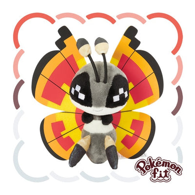 Vivillon Sun Pattern 666 Plush Pokemon Fit