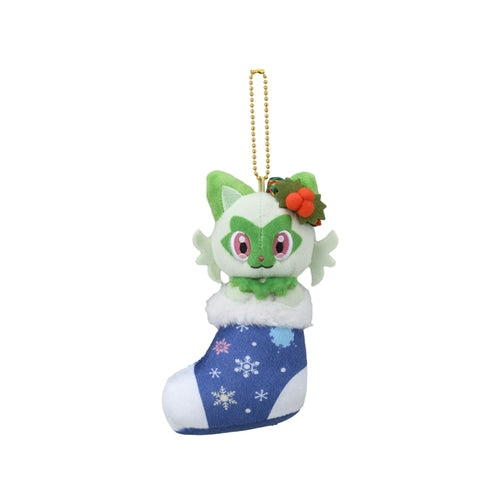 Sprigatito Paldea's Christmas Market Mascot Plush