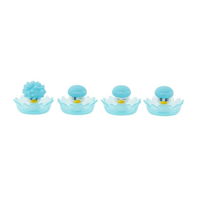 Quaxly Set of 4 Rubber Bathtub Figures Lost Quaxly