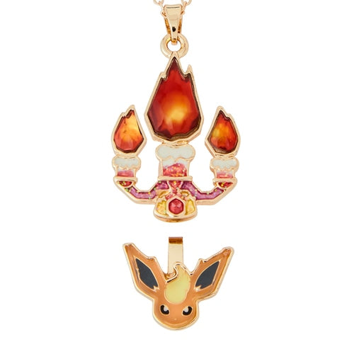 Flareon Fire Type Terastal Necklace