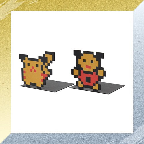 Gold & Silver 25th Anniversary Bookends Pikachu Set of 2 – Yeti Gaming