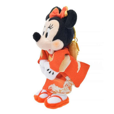 Minnie Mouse Kimono Keychain Mascot Plush Japan City Specific