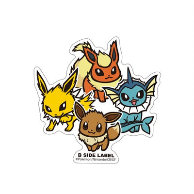 Eevee & Vaporeon & Jolteon & Flareon B-SIDE LABEL Sticker