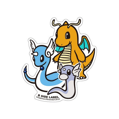 Dratini & Dragonair & Dragonite B-SIDE LABEL Sticker