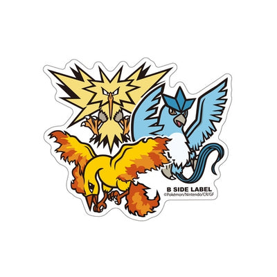 Articuno & Zapdos & Moltres B-SIDE LABEL Sticker