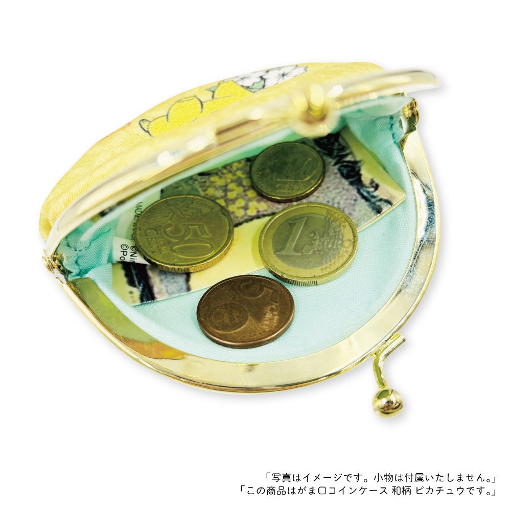 Pikachu Japanese Pattern Gamaguchi Coin Case