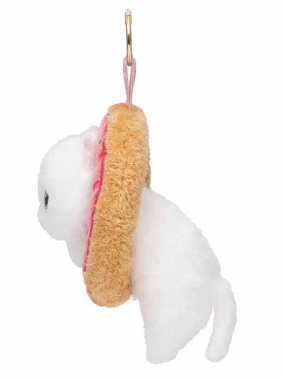 Mofusand COFFEE AND DONUTS Very Berry Donut Cat Key Ring Mascot Plush