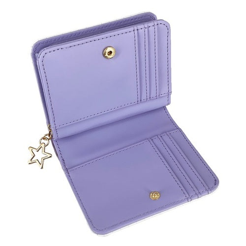 Candy Series Purple Clasp Mini Wallet