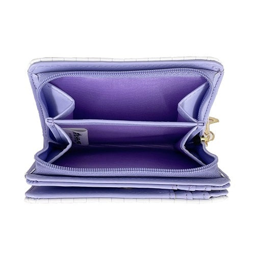 Candy Series Purple Clasp Mini Wallet