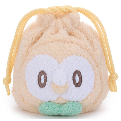 Rowlet Pokepeace Plush Drawstring Bag
