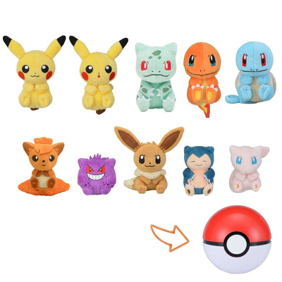 Petit Plush In Poke Ball Case Vol. 1
