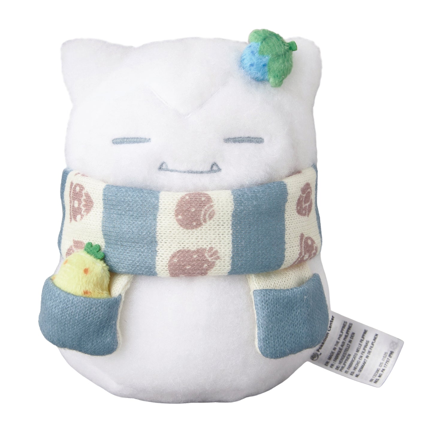 Snorlax Snow Daruma Snowman Plush