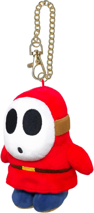 Shy Guy Super Mario All Star Collection Keychain Mascot Plush