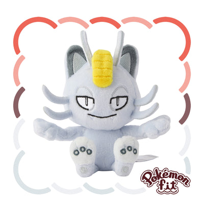 Alolan Meowth Pokemon Fit Plush