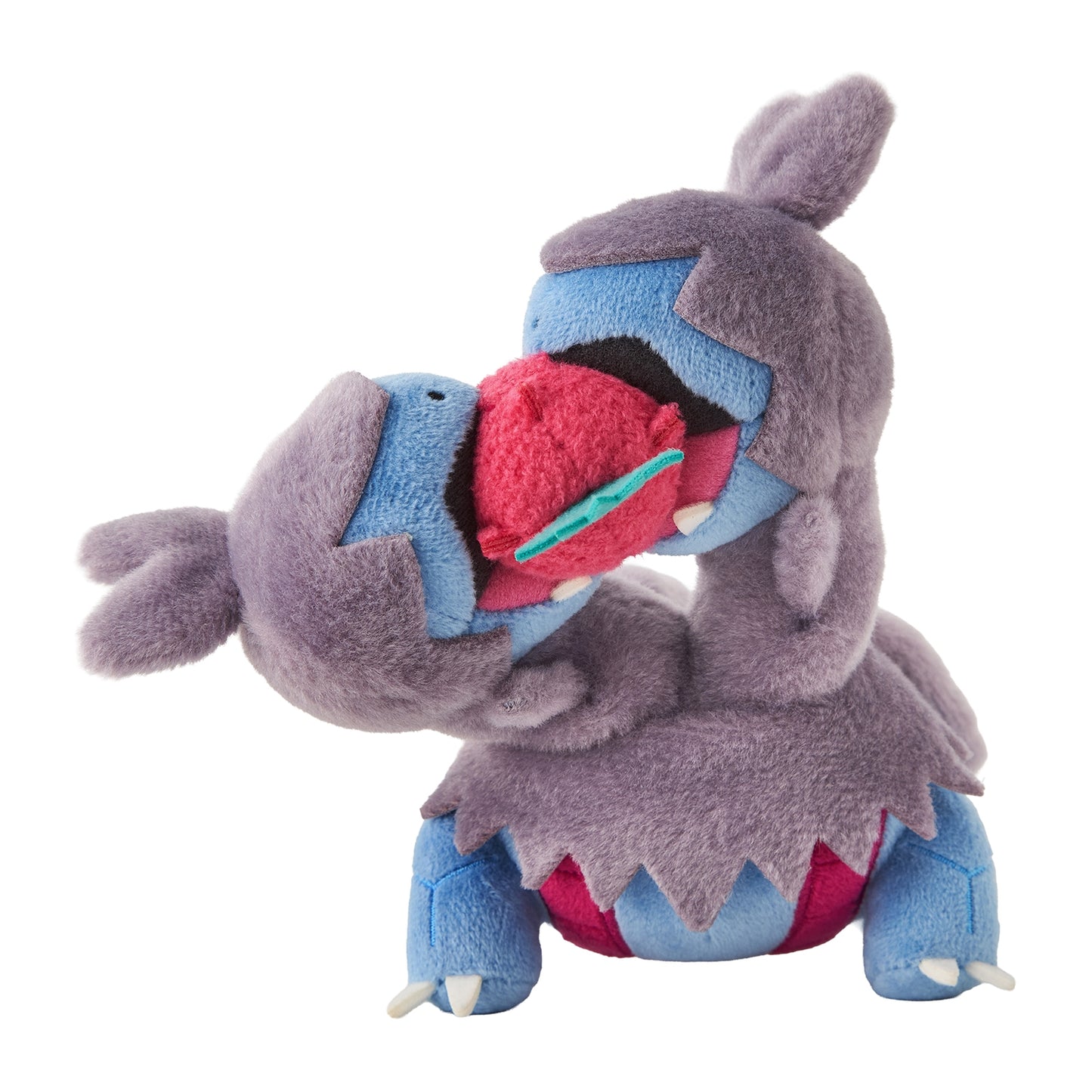 Zweilous Competing Mogumogu Watching Plush
