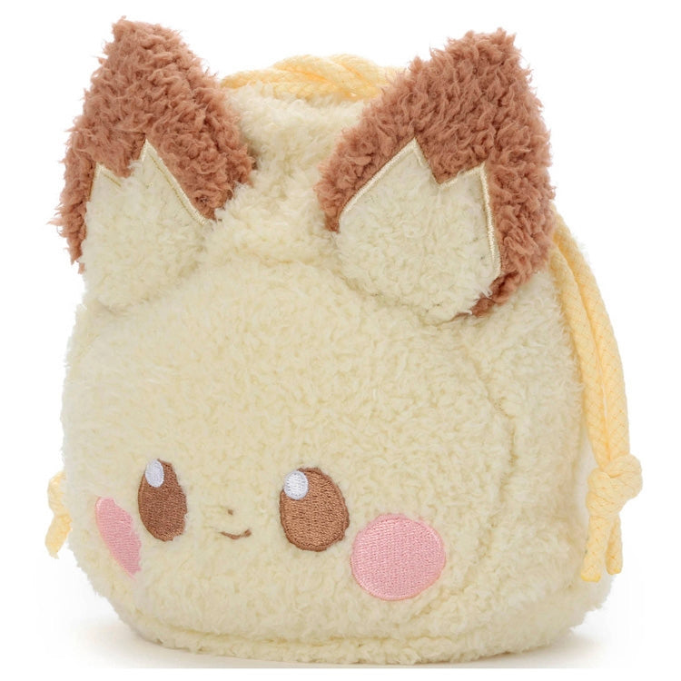 Pichu Pokepeace Plush Drawstring Bag
