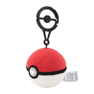 Poke Ball Mascot Plush with Carabiner