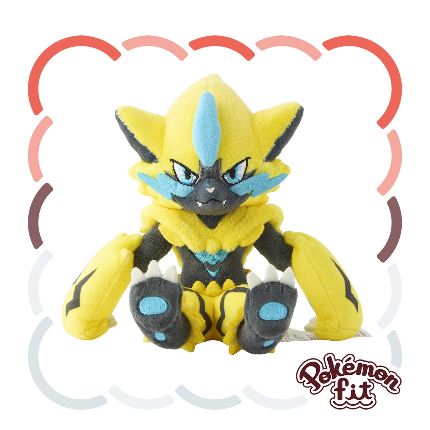 Zeraora Pokemon Fit Plush