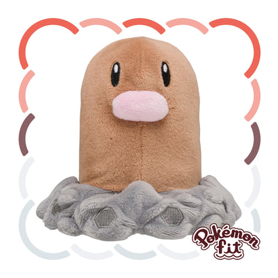 Diglett Pokemon Fit Plush
