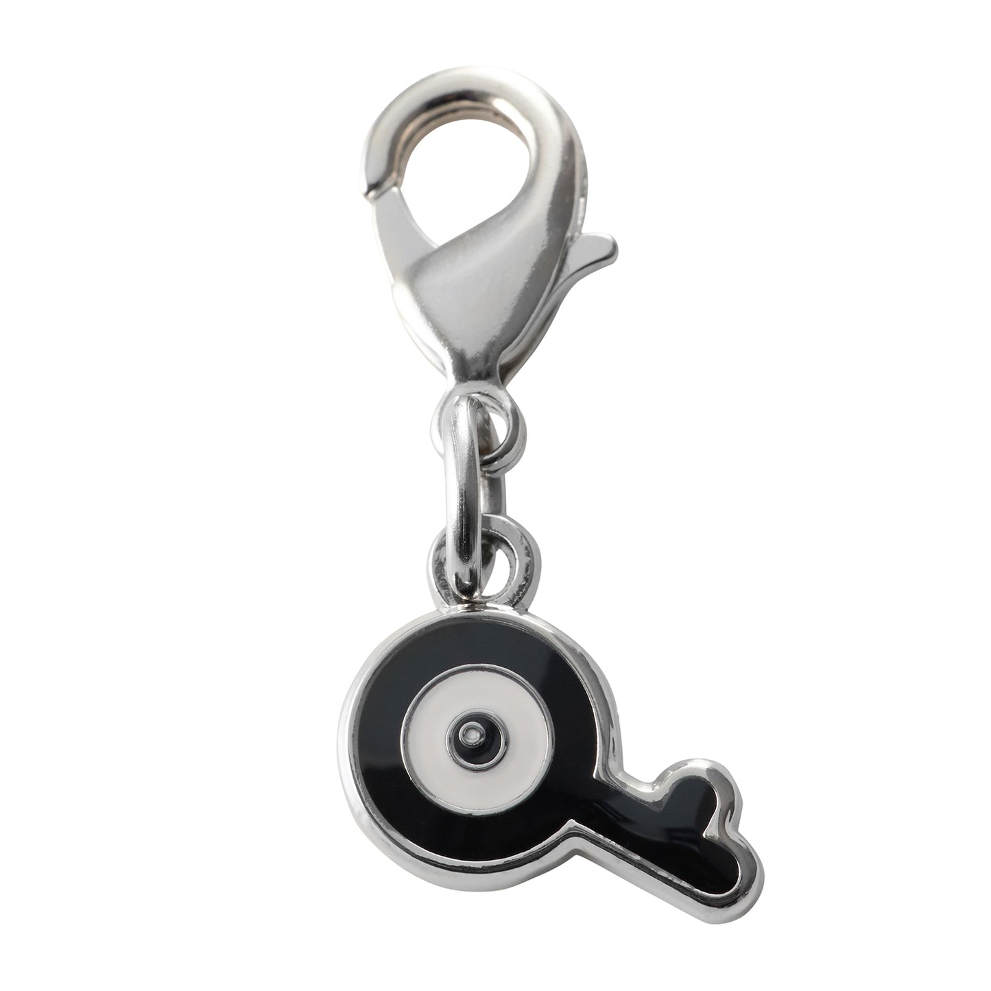 Unown Q Metal Charm