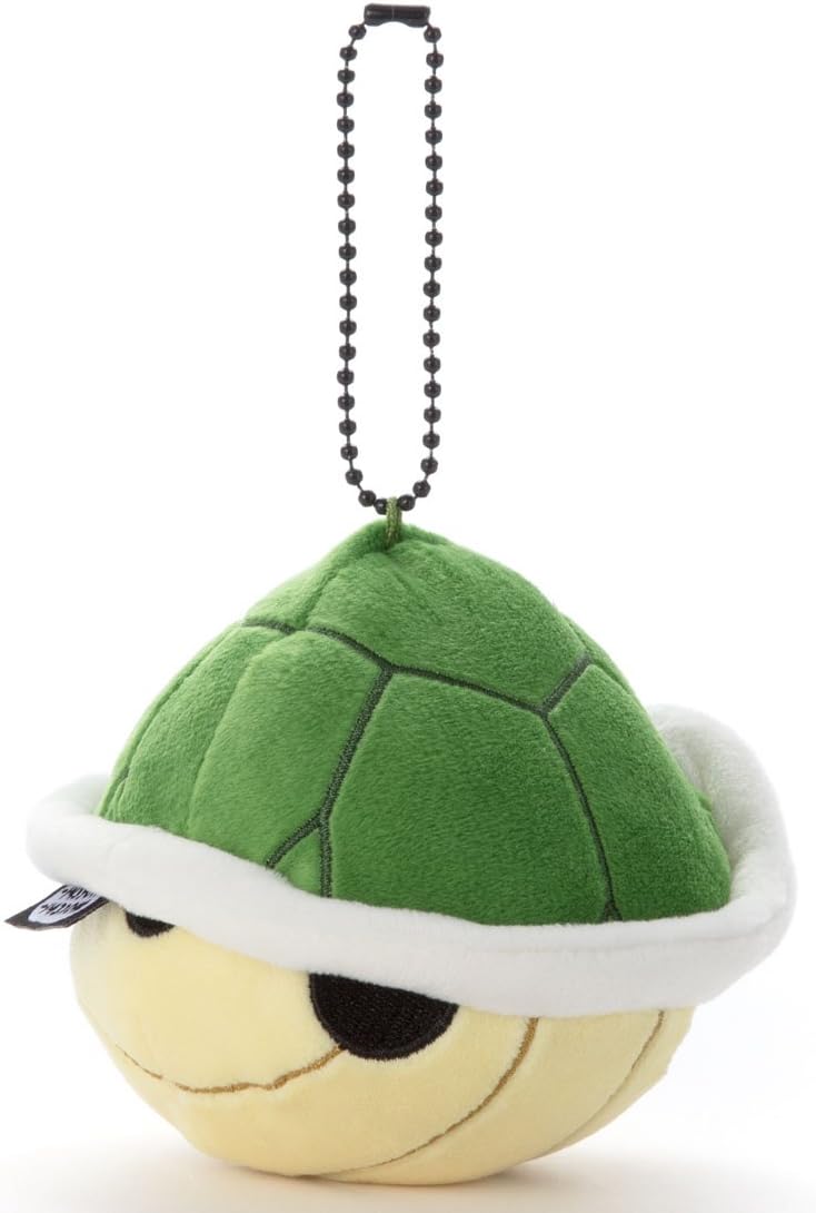 Green Shell Mario Kart Mocchi-Mocchi-GameStyle Ball Chain Mascot Plush