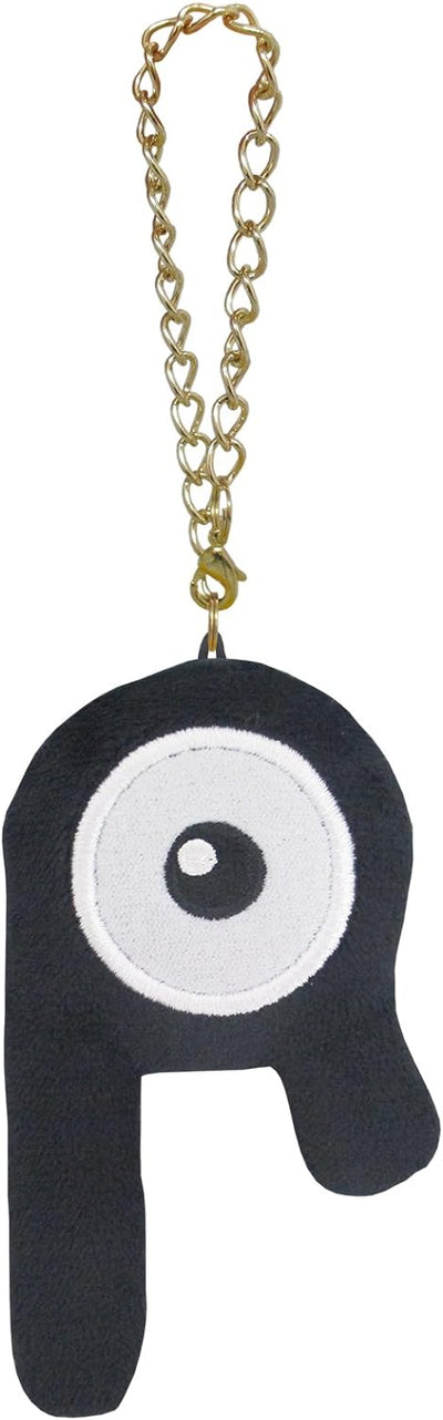 Unown R All Star Collection Mascot Plush Keychain